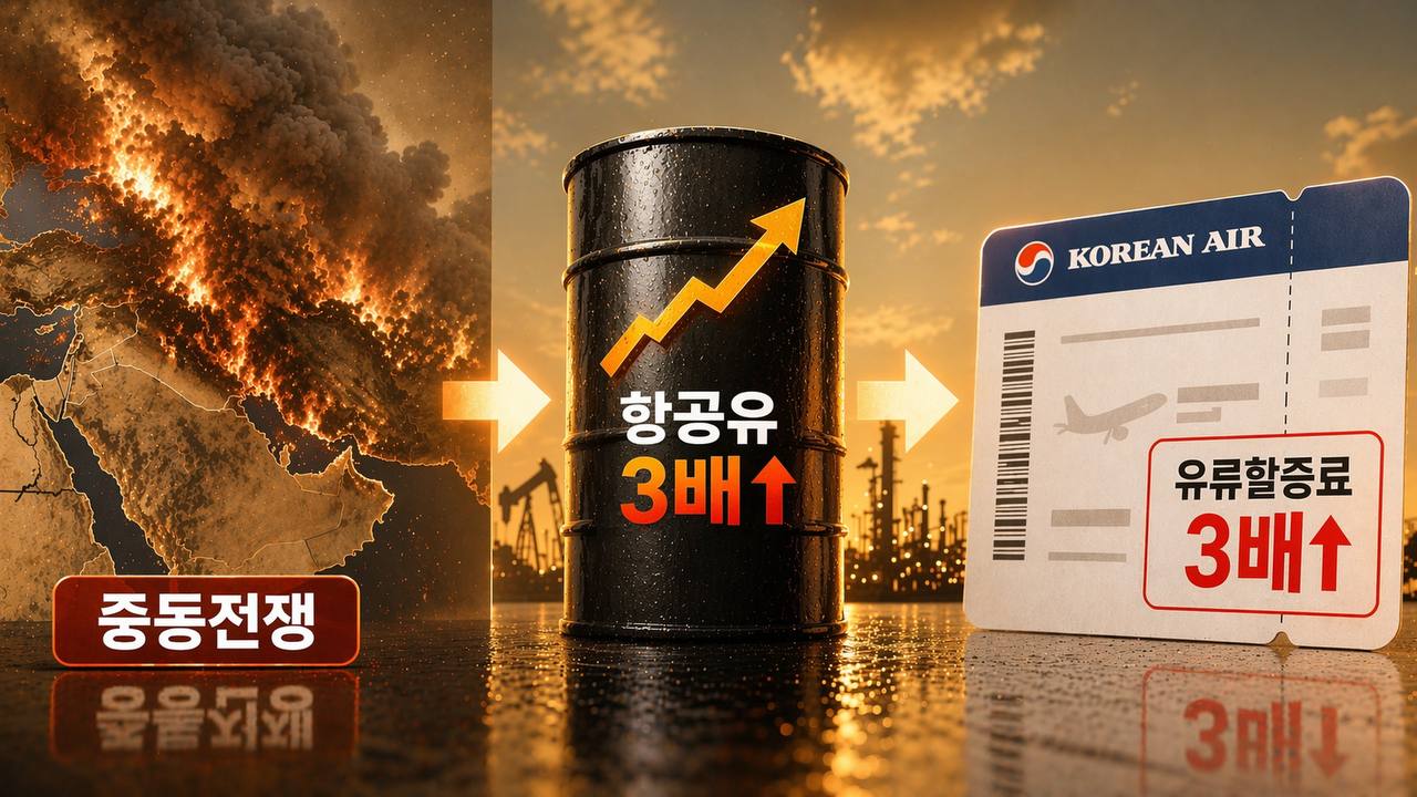 유류할증료 인상 원인