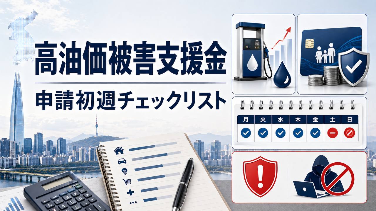 高油価被害支援金 申請初週チェックリスト thumbnail
