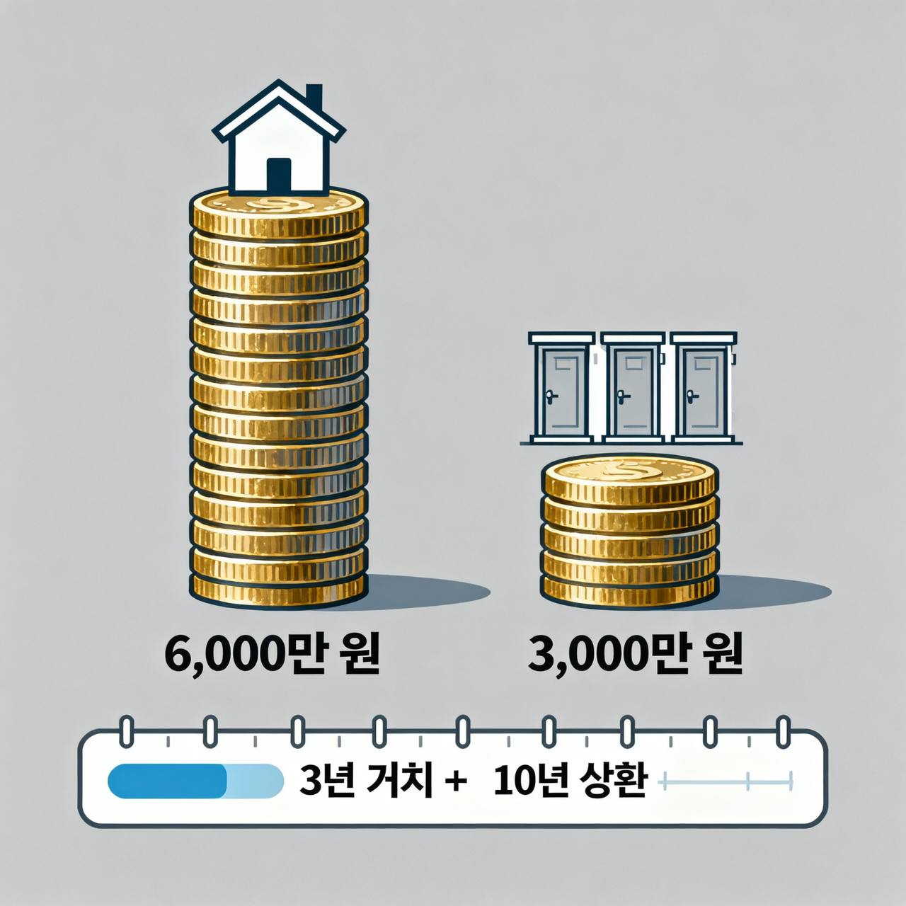 저리융자 한도와 상환