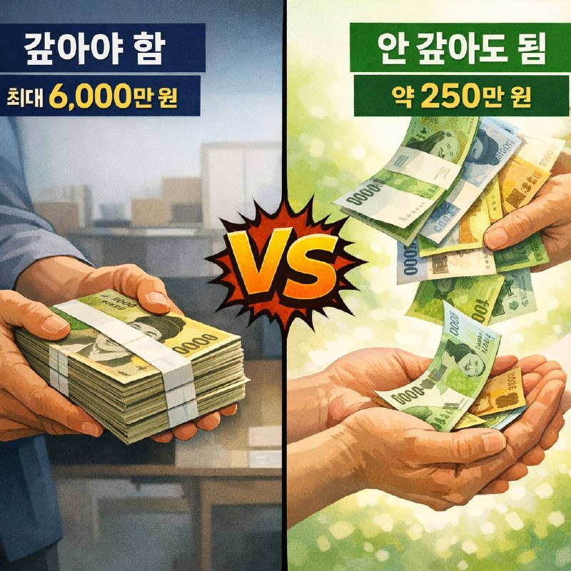 융자와 보조금 비교