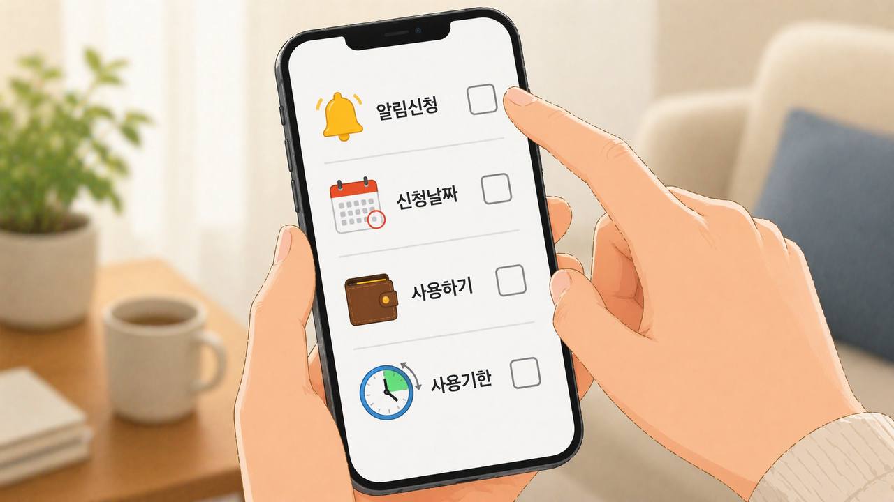 신청 체크리스트