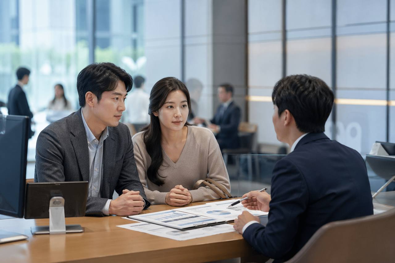 금리 인하 기대 속 가계대출 흐름을 설명하는 이미지
