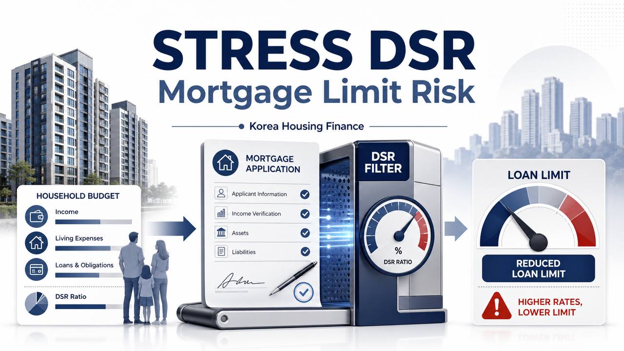 Stress DSR mortgage limit risk in Korea housing finance thumbnail