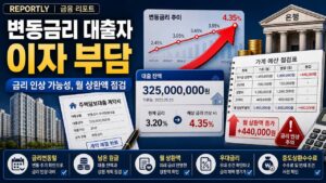 변동금리 대출자 이자 부담 썸네일